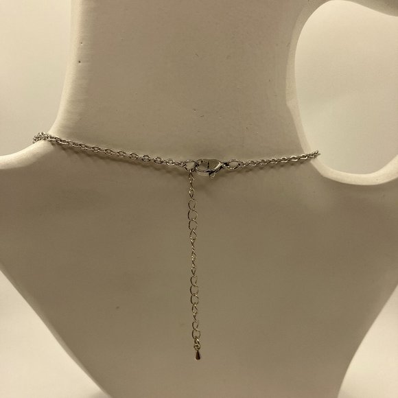 NEW Abalone Paua Graduated Shell + Pearl  Necklace up to 18 inch Stainless Steel - Picture 4 of 6